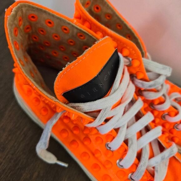 Gienchi Hi Top Sneaker Studded Made In Italy Allstar size 40 - Picture 3 of 14